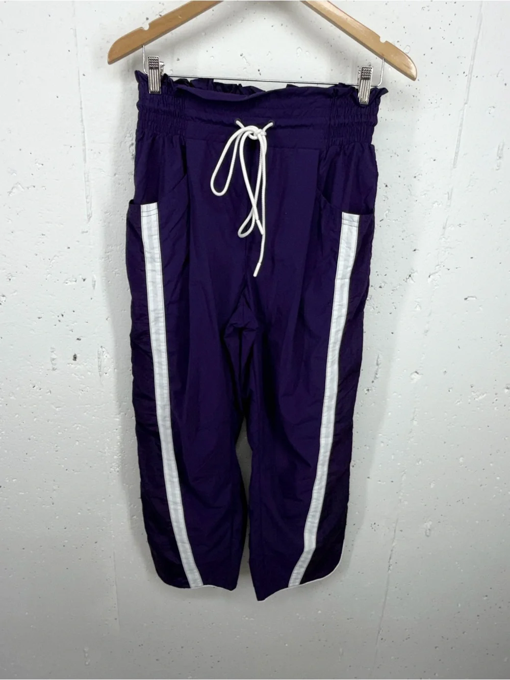 Free People FP Movement Size Small Champ Is Here Purple Athletic Pants